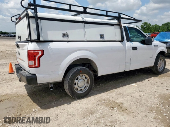 2016 Ford F-150 XL with VIN 1FTNF1CG0GKD81110, listed as a Copart auction lot 57208315 with 211,574 mi miles and Salvage title. Bid and sale history available at DreamBid. Image 3.