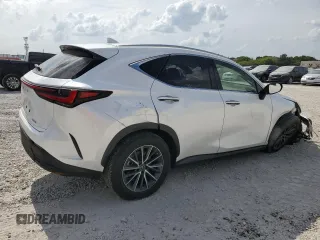 2023 Lexus NX with VIN JTJGDCAZ3P5012736, listed as a Copart auction lot 54851894 with 4,097 mi miles and Salvage Title. Bid and sale history available at carsss.com. Image 3.