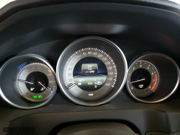 2014 Mercedes-Benz E-Class E 350 with VIN WDDKK5KF7EF247608, listed as a Copart auction lot 46415675 with 111,390 mi miles and Salvage Title. Bid and sale history available at carsss.com. Image 9.