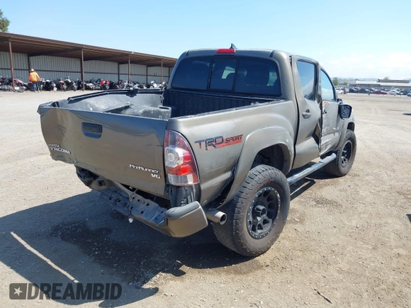 2015 Toyota Tacoma PreRunner with VIN 3TMJU4GN8FM185826, listed as a IAAI auction lot 42181952 with 229,936 mi miles and . Bid and sale history available at DreamBid. Image 4.