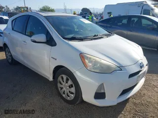 2012 Toyota Prius c One with VIN JTDKDTB36C1003456, listed as a IAAI auction lot 42002168 with 234,406 mi miles. Bid and sale history available at carsss.com. Image 1.