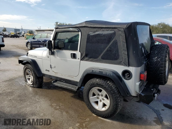 2005 Jeep Wrangler Rubicon with VIN 1J4FA69S75P383071, listed as a Copart auction lot 86371504 with 92,951 mi miles and Salvage Title. Bid and sale history available at carsss.com. Image 2.