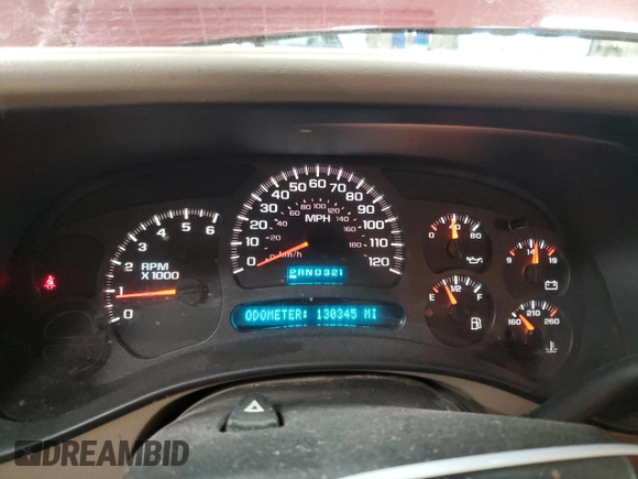 2003 Chevrolet Silverado 1500 with VIN 2GCEK19T431157736, listed as a Copart auction lot 48068615 with 130,345 mi miles and Clean Title. Bid and sale history available at carsss.com. Image 9.