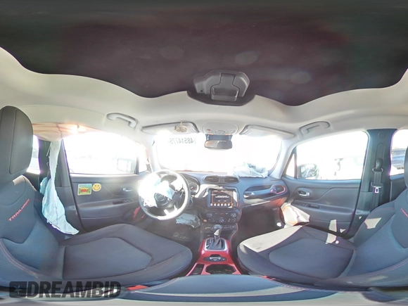 2018 Jeep Renegade Trailhawk with VIN ZACCJBCB1JPH97521, listed as a Copart auction lot 48514775 with 68,612 mi miles and Salvage Title. Bid and sale history available at carsss.com. Image 16.