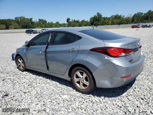 2015 Hyundai Elantra SE with VIN 5NPDH4AE5FH579431, listed as a Copart auction lot 53095335 with 183,269 mi miles and Clean Title. Bid and sale history available at carsss.com. Image 2.
