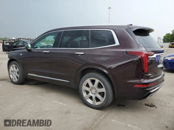 2020 Cadillac XT6 AWD Premium Luxury with VIN 1GYKPDRS0LZ134789, listed as a Copart auction lot 60782245 with 61,138 mi miles and Salvage title. Bid and sale history available at DreamBid. Image 2.