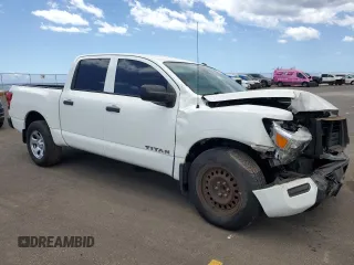 2021 Nissan Titan SV with VIN 1N6AA1EEXMN520000, listed as a Copart auction lot 72464284 with 58,470 mi miles and Non Repairable. Bid and sale history available at DreamBid. Image 4.