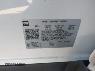 2024 Buick Envista Preferred with VIN KL47LAE29RB186672, listed as a IAAI auction lot 41471035 with Not Provided miles and . Bid and sale history available at DreamBid. Image 9.