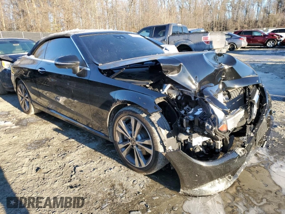 2023 Mercedes-Benz C 300 with VIN W1KWK8EB5PG132823, listed as a Copart auction lot 87249864 with 9,202 mi miles and Salvage Title. Bid and sale history available at DreamBid. Image 4.