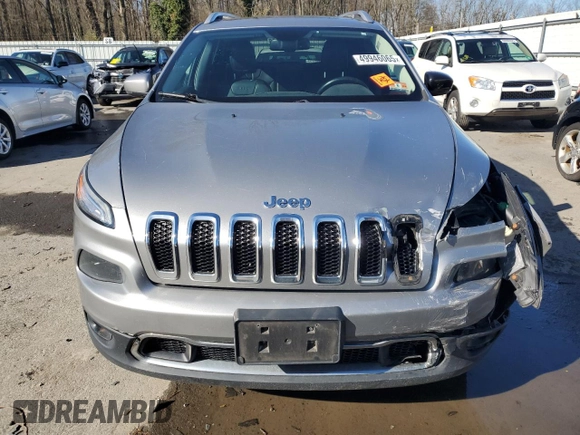 2015 Jeep Cherokee Limited with VIN 1C4PJMDS6FW718382, listed as a Copart auction lot 49946065 with 144,614 mi miles and Salvage Title. Bid and sale history available at DreamBid. Image 5.