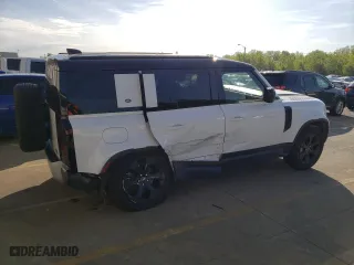 2020 Land Rover Defender SE with VIN SALEP7EU2L2016546, listed as a Copart auction lot 50998654 with 45,672 mi miles and Salvage Title. Bid and sale history available at carsss.com. Image 3.