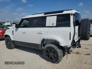 2022 Land Rover Defender with VIN SALE3ERU5N2070582, listed as a Copart auction lot 69754104 with 19,158 mi miles and Salvage title. Bid and sale history available at DreamBid. Image 2.