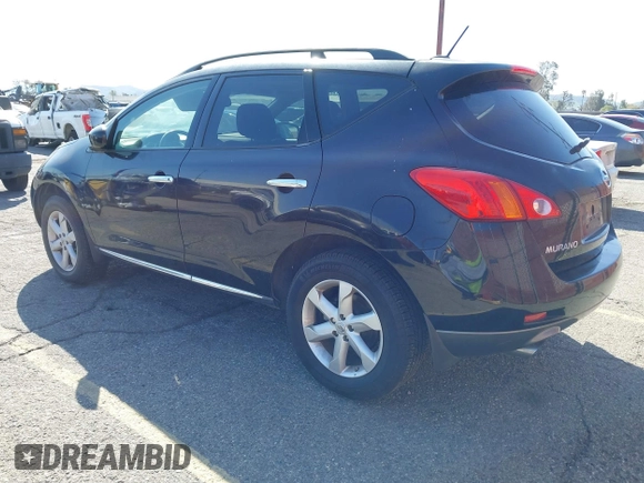 2009 Nissan Murano SL with VIN JN8AZ18U99W022486, listed as a IAAI auction lot 41848521 with 109,787 mi miles and . Bid and sale history available at DreamBid. Image 3.