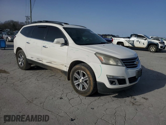 2015 Chevrolet Traverse LT with VIN 1GNKVGKD9FJ310709, listed as a Copart auction lot 47827015 with 176,208 mi miles and Salvage Title. Bid and sale history available at DreamBid. Image 4.