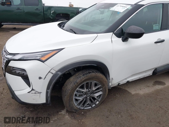 2024 Nissan Rogue S with VIN 5N1BT3AA2RC730153, listed as a IAAI auction lot 41795095 with 13,358 mi miles and . Bid and sale history available at DreamBid. Image 6.