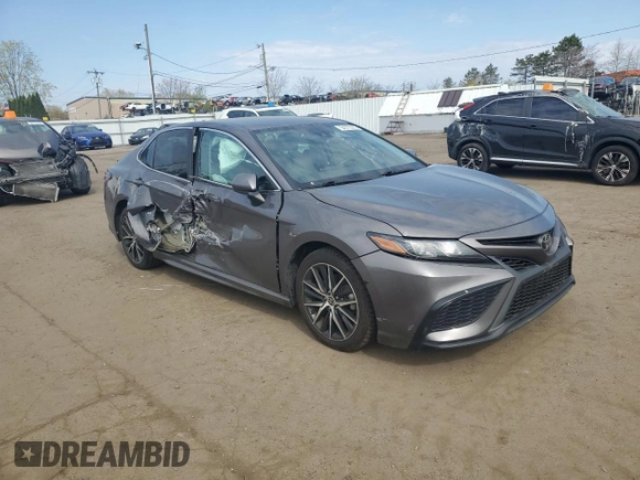 2021 Toyota Camry SE Nightshade with VIN 4T1G11AK6MU578258, listed as a Copart auction lot 54373375 with 78,312 mi miles and Salvage Title. Bid and sale history available at carsss.com. Image 4.