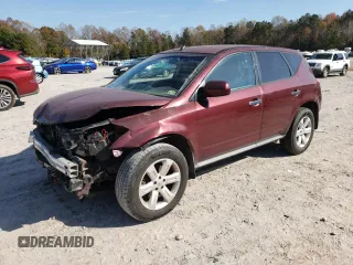 2006 Nissan Murano S z VIN JN8AZ08WX6W518596, wystawiony jako Copart lot #78172834 z przebiegiem 218 147 mil mil oraz Szkoda całkowita • Salvage title. Historia ofert i sprzedaży dostępna na DreamBid. Obrazek 1.