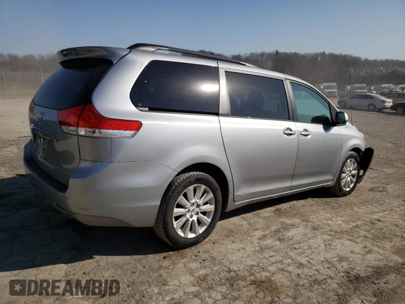 2012 Toyota Sienna LE with VIN 5TDJK3DC1CS031232, listed as a Copart auction lot 48513715 with 214,353 mi miles and Salvage Title. Bid and sale history available at carsss.com. Image 3.