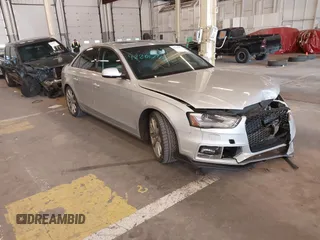 2013 Audi A4 Premium Plus z VIN WAUHFAFL1DN018974, wystawiony jako IAAI lot #42201275 z przebiegiem 131 598 mil mil oraz . Historia ofert i sprzedaży dostępna na DreamBid. Obrazek 1.