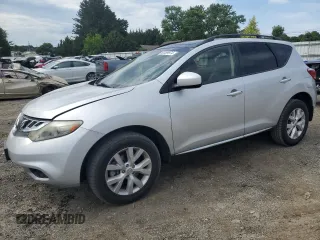2014 Nissan Murano LE with VIN JN8AZ1MW6EW510473, listed as a Copart auction lot 60389974 with 105,038 mi miles and Salvage Title. Bid and sale history available at carsss.com. Image 1.