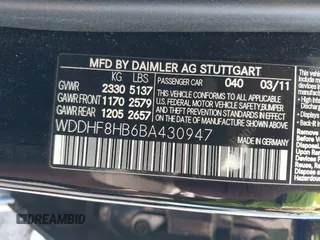 2011 Mercedes-Benz E 350 Luxury с VIN WDDHF8HB6BA430947, выставлен на аукционе IAAI как лот 42378418 с пробегом 89 759 миль миль и . История ставок и продаж доступна на DreamBid. Изображение 9.