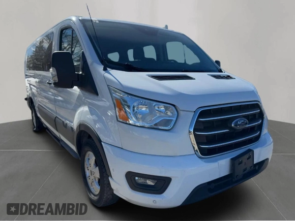 2020 Ford Transit Passenger XL with VIN 1FBAX2Y80LKA32577, listed as a Copart auction lot 54453625 with 181,144 mi miles and Clean title. Bid and sale history available at DreamBid. Image 1.
