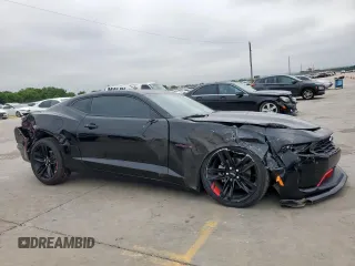2021 Chevrolet Camaro 1LT with VIN 1G1FB1RS5M0132846, listed as a Copart auction lot 58764365 with 62,148 mi miles and Salvage title. Bid and sale history available at DreamBid. Image 4.