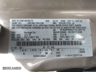 2018 Ford C-Max Hybrid SE with VIN 1FADP5AU7JL105118, listed as a IAAI auction lot 42085019 with 71,019 mi miles. Bid and sale history available at carsss.com. Image 9.