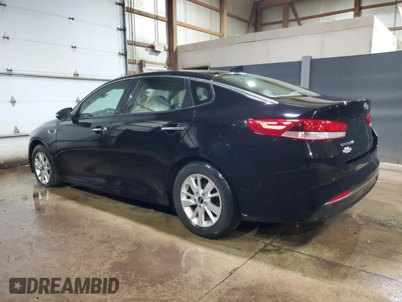 2018 Kia Optima LX with VIN 5XXGT4L33JG248245, listed as a Copart auction lot 56756935 with 88,389 mi miles and Clean title. Bid and sale history available at DreamBid. Image 2.