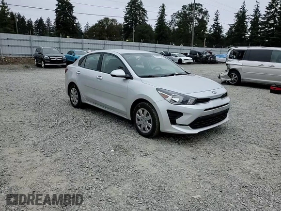 2021 Kia Rio LX with VIN 3KPA24AD7ME395704, listed as a Copart auction lot 70481794 with 0 mi miles and Salvage Title. Bid and sale history available at carsss.com. Image 11.