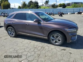 2023 Genesis GV70 2.5T with VIN KMUMADTB9PU095628, listed as a Copart auction lot 51536305 with 49,853 mi miles and Salvage Title. Bid and sale history available at DreamBid. Image 4.
