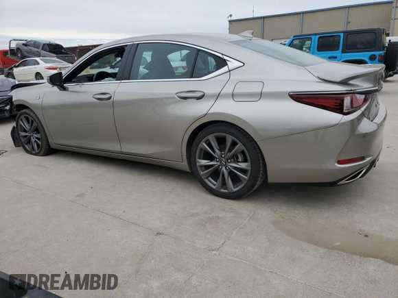 2021 Lexus ES with VIN 58AGZ1B17MU109042, listed as a Copart auction lot 87508285 with 37,163 mi miles and Salvage Title. Bid and sale history available at carsss.com. Image 2.