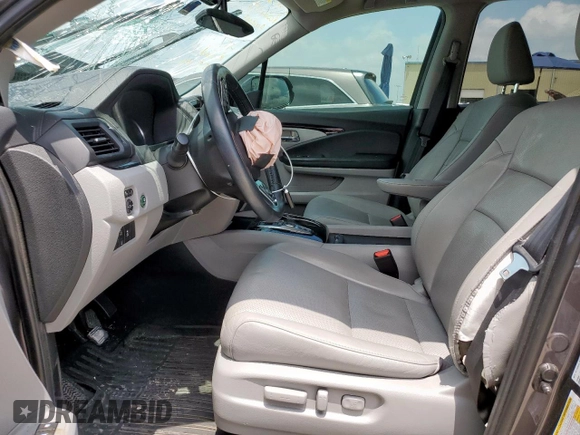 2021 Honda Pilot Elite with VIN 5FNYF6H09MB051707, listed as a Copart auction lot 59348355 with 100,000 mi miles and Salvage title. Bid and sale history available at DreamBid. Image 7.
