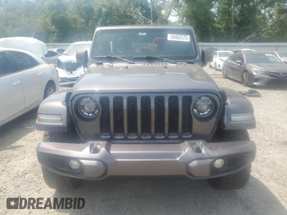 2021 Jeep Gladiator High Altitude z VIN 1C6HJTFG7ML579232, wystawiony jako Copart lot #54402575 z przebiegiem 54 125 mil mil oraz Nie do naprawy • Non repairable. Historia ofert i sprzedaży dostępna na DreamBid. Obrazek 5.