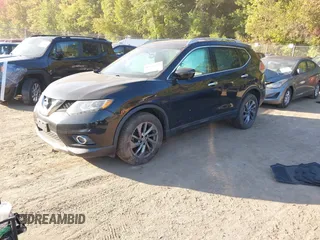 2016 Nissan Rogue SV with VIN 5N1AT2MV2GC755622, listed as a IAAI auction lot 40656869 with 132,970 mi miles and . Bid and sale history available at DreamBid. Image 2.