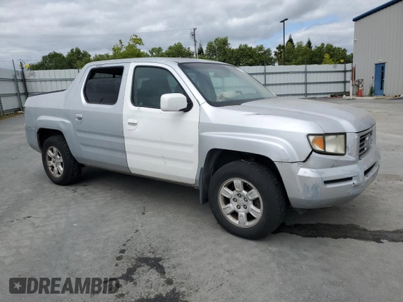 2006 Honda Ridgeline RTL with VIN 2HJYK16566H520340, listed as a Copart auction lot 54568505 with 168,187 mi miles and Salvage Title. Bid and sale history available at carsss.com. Image 4.