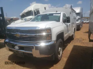 2015 Chevrolet Silverado 3500HD Work Truck with VIN 1GB3CYCG3FZ536316, listed as a Copart auction lot 62189165 with Not provided miles and Clean title. Bid and sale history available at DreamBid. Image 1.