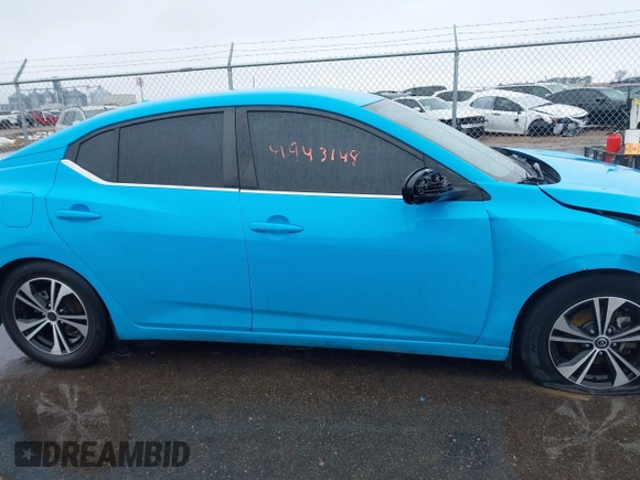 2021 Nissan Sentra SV with VIN 3N1AB8CV3MY259746, listed as a IAAI auction lot 41943148 with 55,866 mi miles and . Bid and sale history available at DreamBid. Image 13.