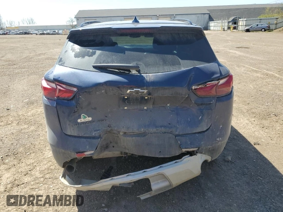 2022 Chevrolet Blazer LT z VIN 3GNKBHR45NS188982, wystawiony jako Copart lot #54539855 z przebiegiem 38 169 mil mil oraz Szkoda całkowita • Salvage title. Historia ofert i sprzedaży dostępna na DreamBid. Obrazek 6.
