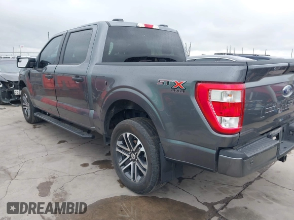 2023 Ford F-150 XL with VIN 1FTFW1E52PKE62836, listed as a IAAI auction lot 41898708 with 28,925 mi miles. Bid and sale history available at carsss.com. Image 3.