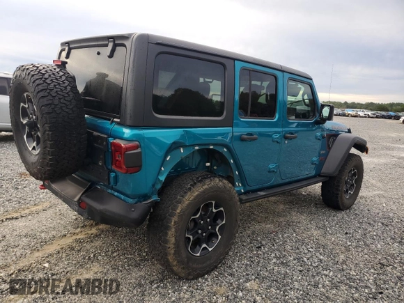 2020 Jeep Wrangler Unlimited Recon with VIN 1C4HJXFN5LW330617, listed as a Copart auction lot 73430514 with 52,827 mi miles and Salvage title. Bid and sale history available at DreamBid. Image 3.