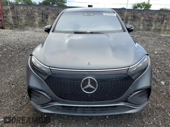 2023 Mercedes-Benz EQS with VIN 4JGDM4EB3PA002378, listed as a Copart auction lot 63728344 with 14,816 mi miles and Salvage Title. Bid and sale history available at carsss.com. Image 5.