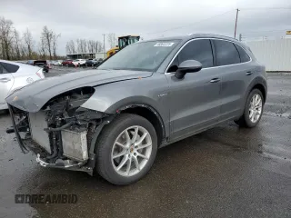 2019 Porsche Cayenne E-Hybrid with VIN WP1AE2AY6KDA50885, listed as a Copart auction lot 46893225 with 47,390 mi miles and Salvage title. Bid and sale history available at DreamBid. Image 1.