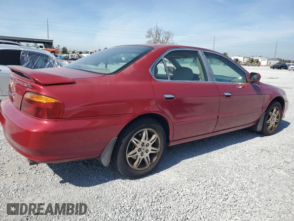1999 Acura TL with VIN 19UUA565XXA024777, listed as a Copart auction lot 43972725 with 0 mi miles and Clean Title. Bid and sale history available at carsss.com. Image 3.
