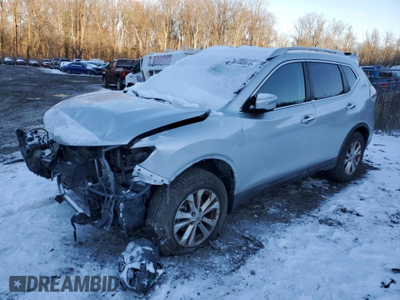 2014 Nissan Rogue SL with VIN 5N1AT2MV3EC769879, listed as a Copart auction lot 88160975 with 56,807 mi miles and Clean Title. Bid and sale history available at carsss.com. Image 1.