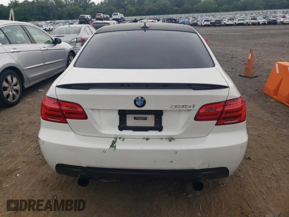 2012 BMW 3 Series 335i with VIN WBAKG7C55CE263335, listed as a Copart auction lot 63704424 with 92,966 mi miles and Salvage Title. Bid and sale history available at carsss.com. Image 6.