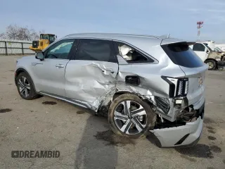 2023 Kia Sorento Hybrid EX with VIN KNDRHDLG7P5195401, listed as a Copart auction lot 87529505 with 18,225 mi miles and Salvage Title. Bid and sale history available at carsss.com. Image 2.