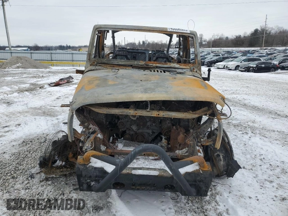 2008 Jeep Wrangler Unlimited Sahara with VIN 1J4GA59118L549473, listed as a Copart auction lot 45336905 with Not Provided miles and Non Repairable. Bid and sale history available at carsss.com. Image 5.