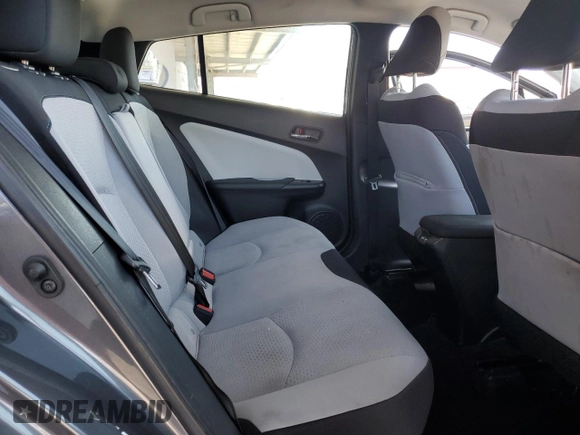 2022 Toyota Prius L Eco with VIN JTDKAMFUXN3174168, listed as a Copart auction lot 61052455 with 54,547 mi miles and Salvage title. Bid and sale history available at DreamBid. Image 10.
