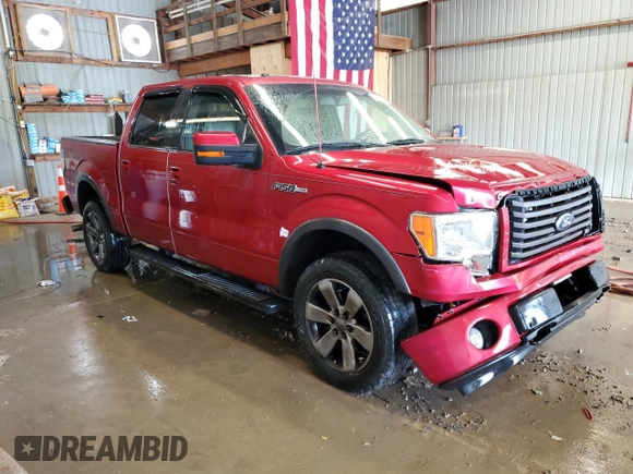 2011 Ford F-150 XL with VIN 1FTFW1EF4BFA71200, listed as a Copart auction lot 60295945 with 161,371 mi miles and Salvage title. Bid and sale history available at DreamBid. Image 4.
